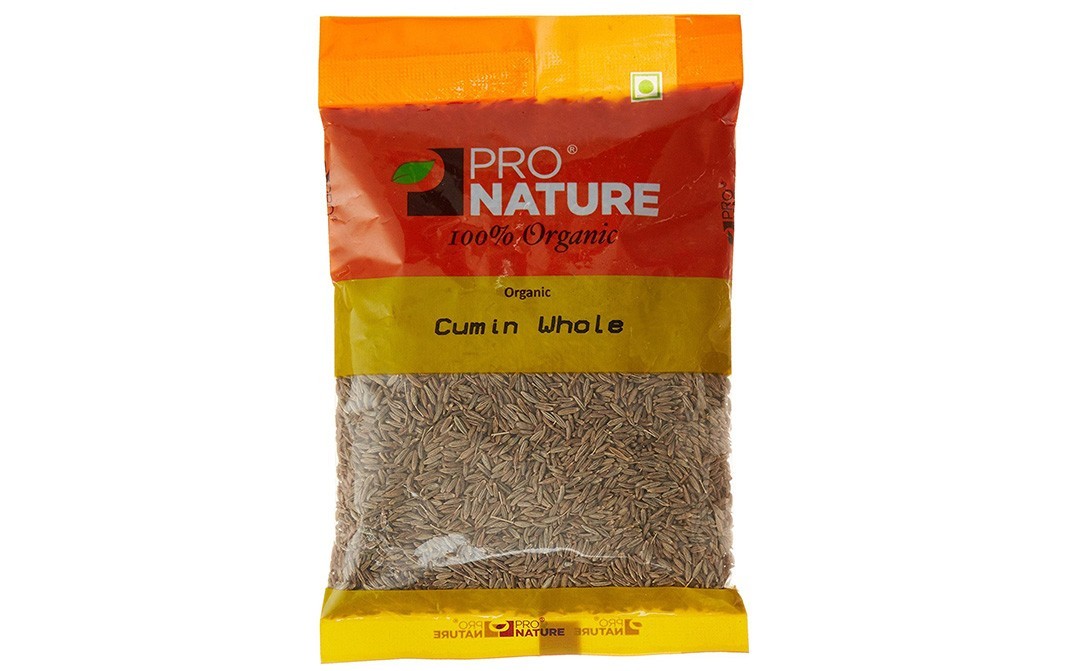 Pro Nature Organic Cumin Whole    Pack  100 grams